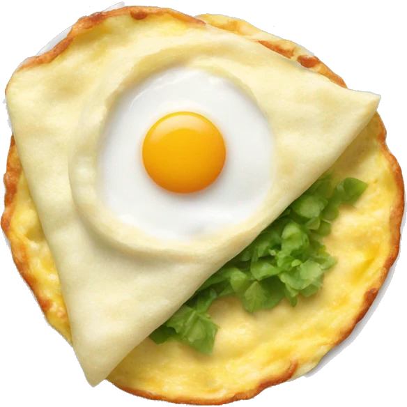 egg white omelette  emoji