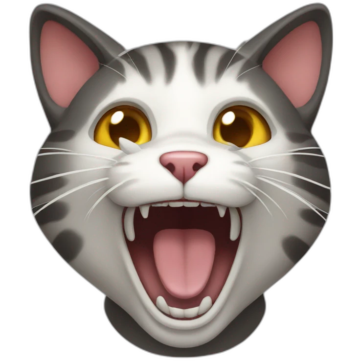 screaming cat emoji