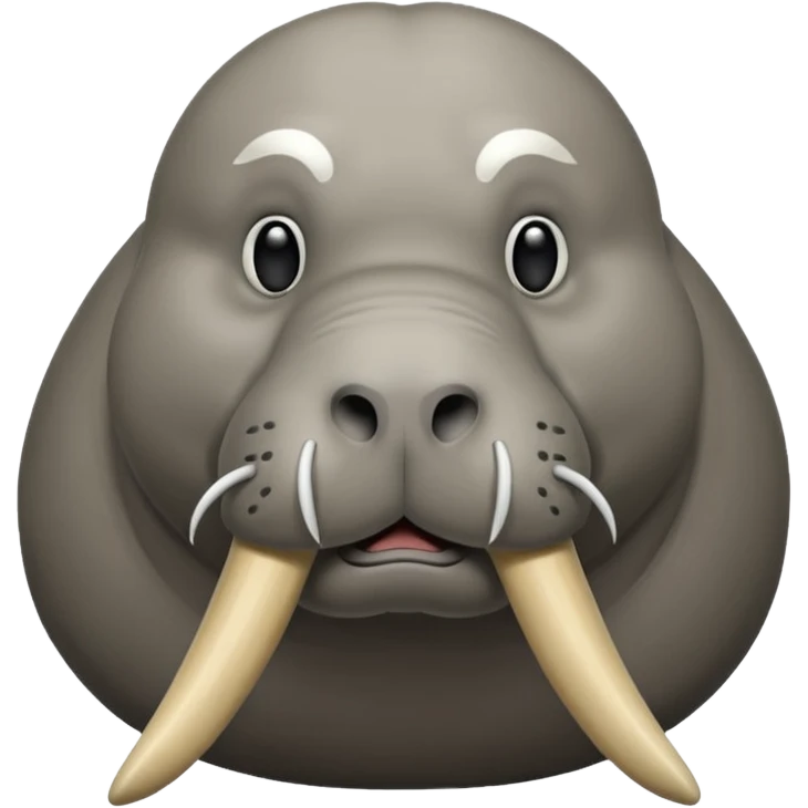 walrus with big tusks emoji