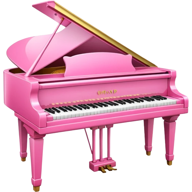 pink piano emoji