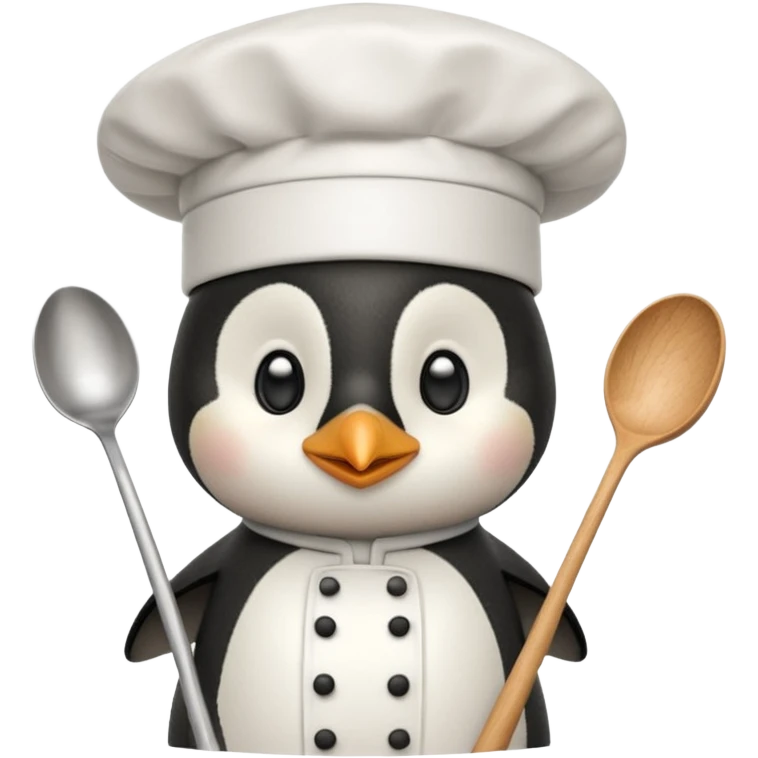 pinguin cuisinier emoji