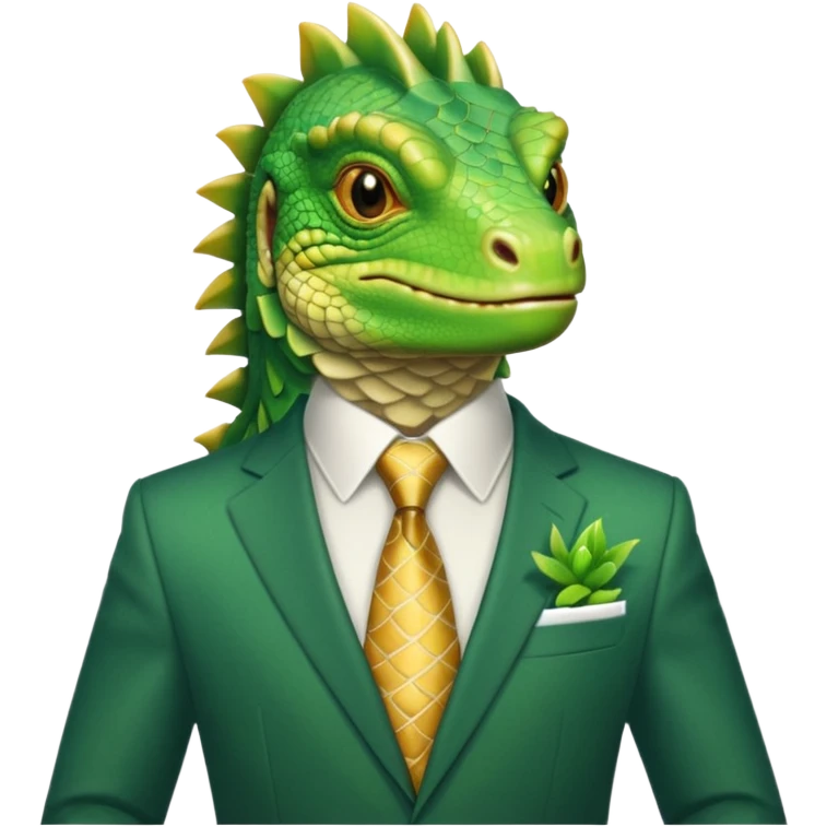 capitalist iguana i emoji