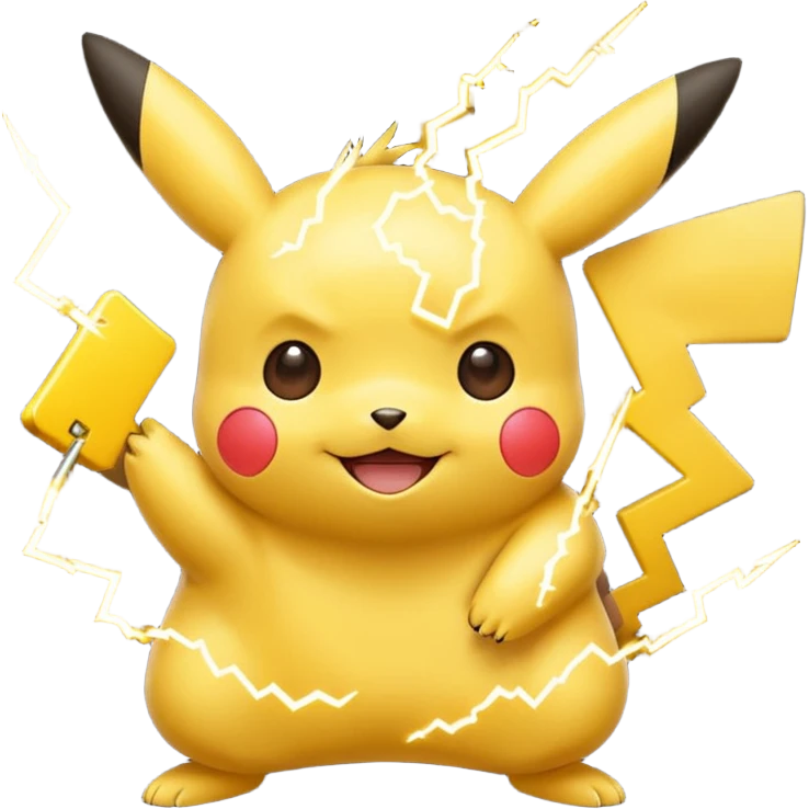 The Pokemon pikachu emoji