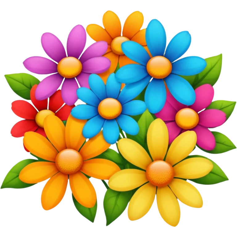 High quality flowers emoji