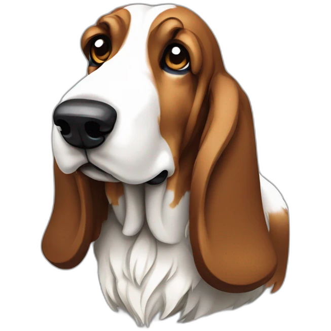 pixel art basset hound emoji