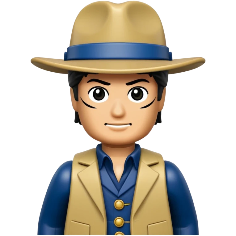 Jotaro Kujo as lego minifigure emoji