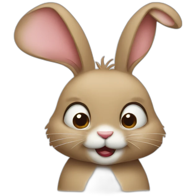 rabbit crying emoji