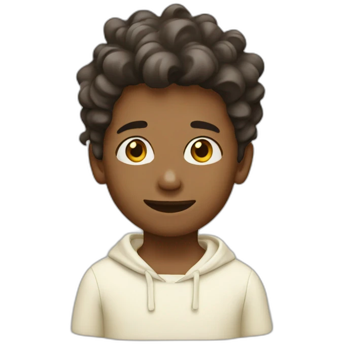 boy with cream emoji