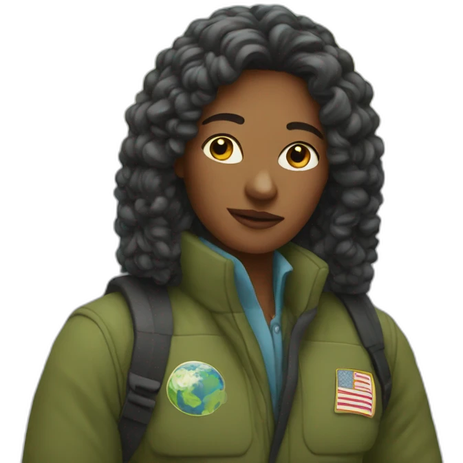 climate activist working in local politics emoji
