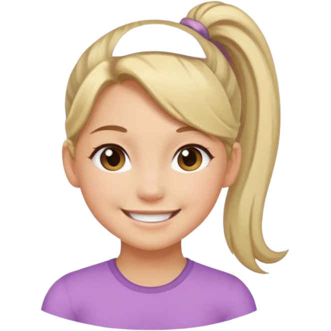 Girl sticker soft emoji