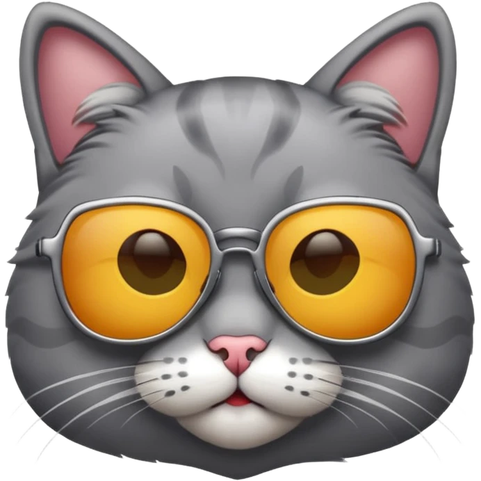 Cat wearing sunglasses emoji
