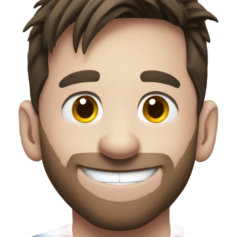 Messi smile emoji