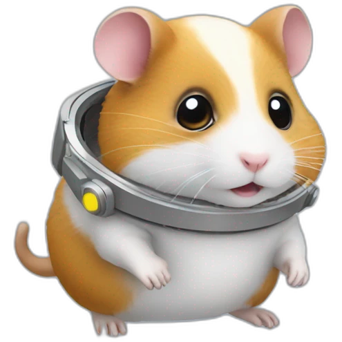 create a hamster in space emoji