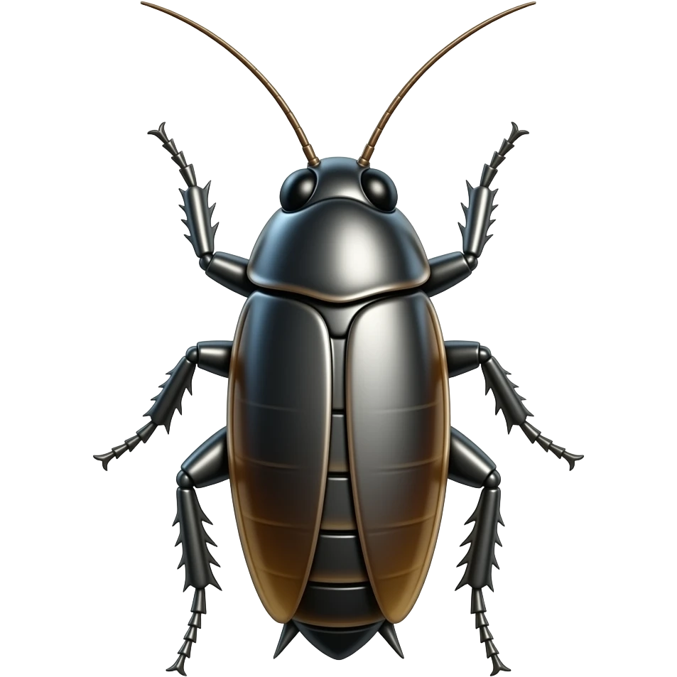 Robot cockroach emoji