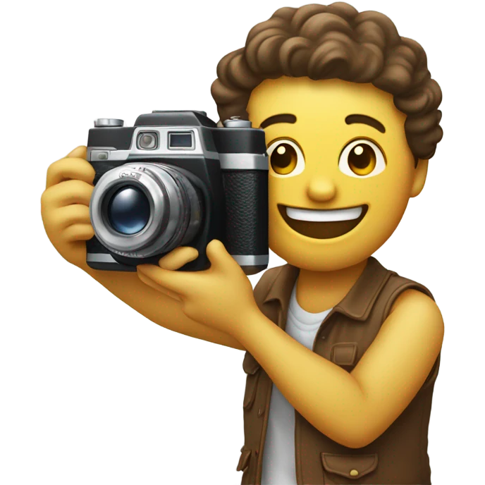Laughing emoji camera emoji
