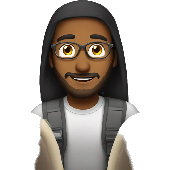 Arab on plane emoji