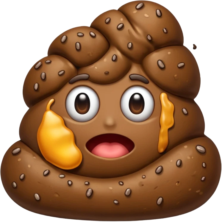 iPhone in poop emoji