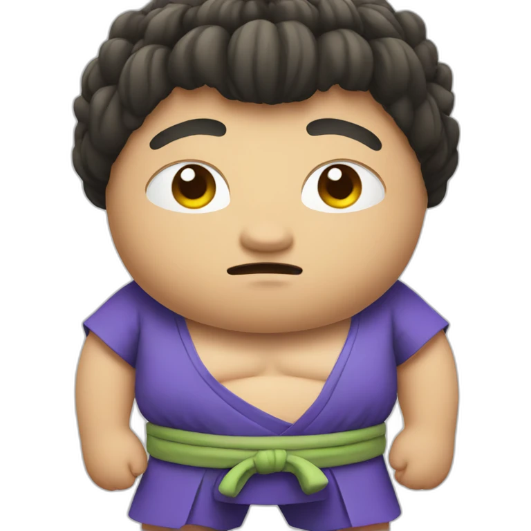 Sumo cartoon character  emoji