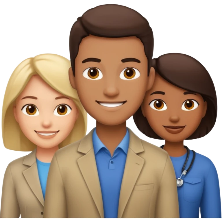 strong team of 3 emoji emoji