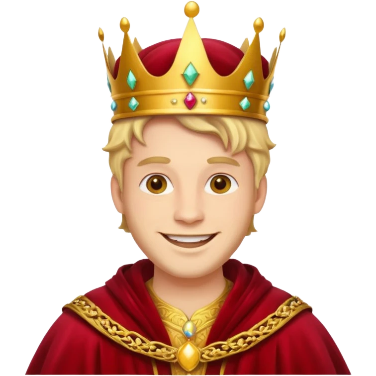 happy king emoji