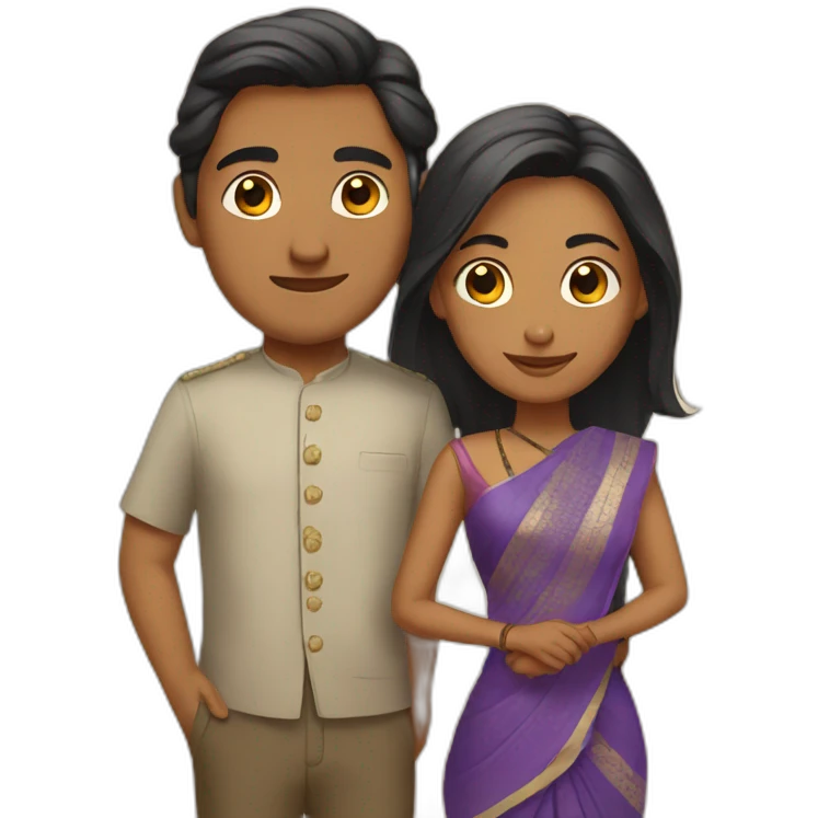 chindian couple emoji