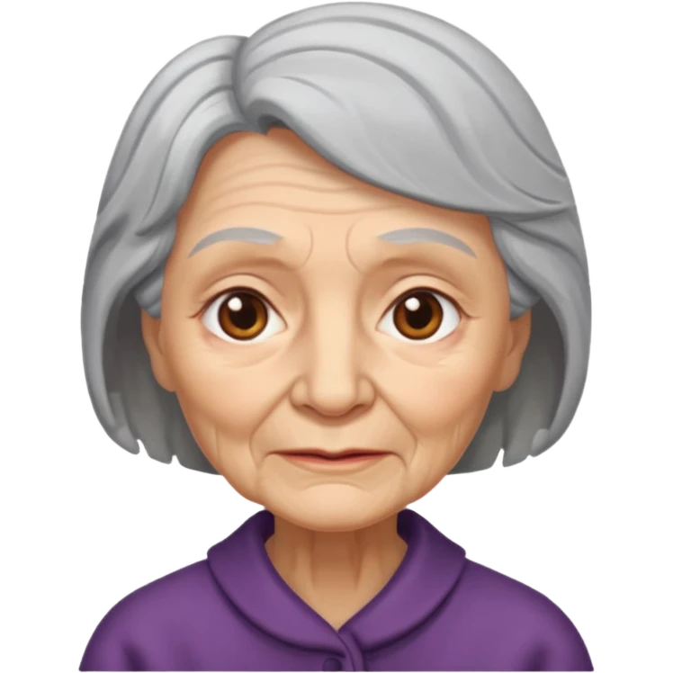 old woman emoji