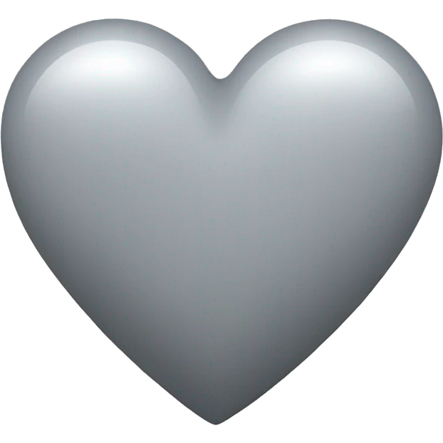 light grey heart emoji