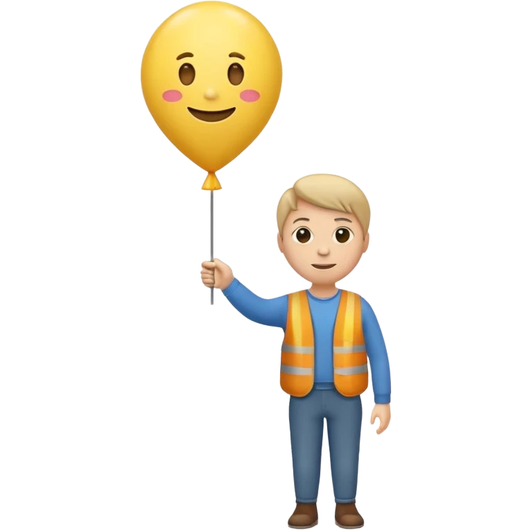 maak een emoji met een persoon in eht midden, een tekstbalon met een vinkje en een teksbalon met een kruis emoji