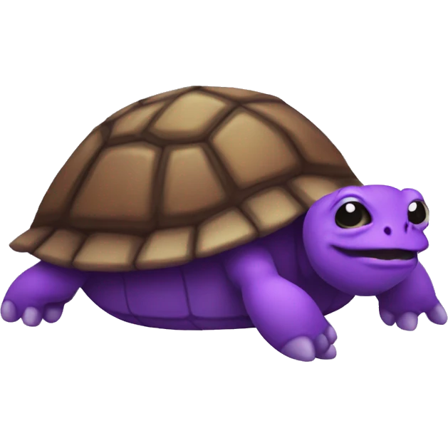 Purple devil emoji turtle emoji