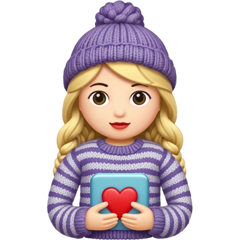 knitted doll emoji