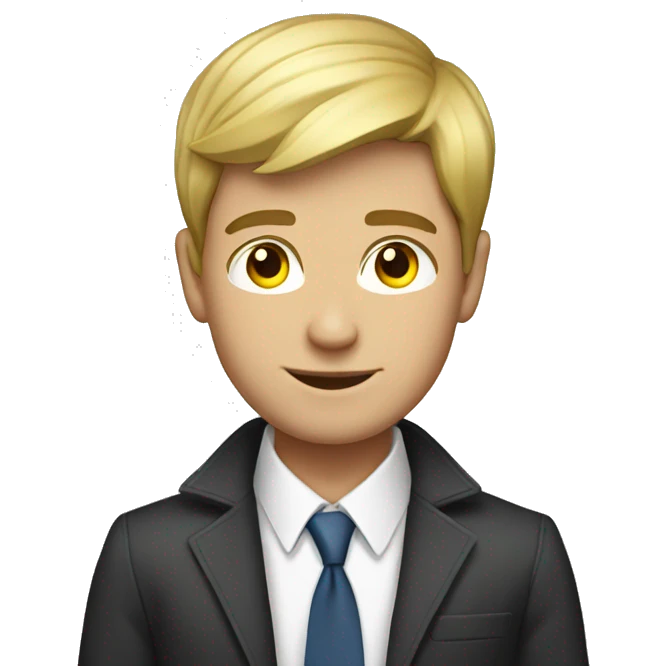 successful young white boy millionaire emoji