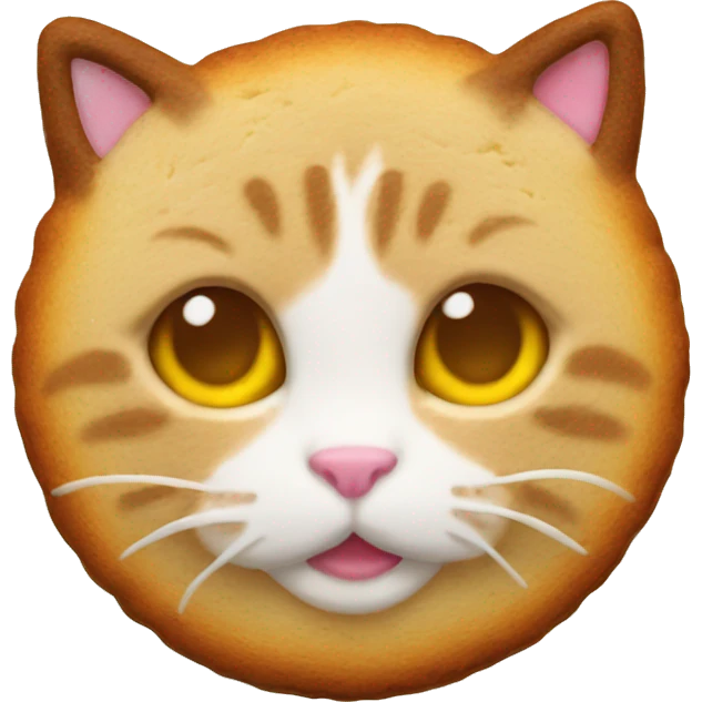 Kitty cookie emoji