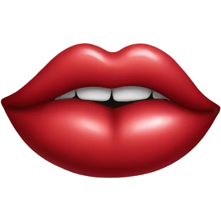 Kiss lip emoji