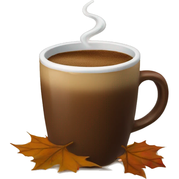 Fall coffe emoji