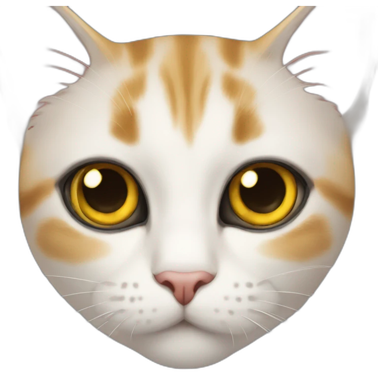 cat with human eyes emoji