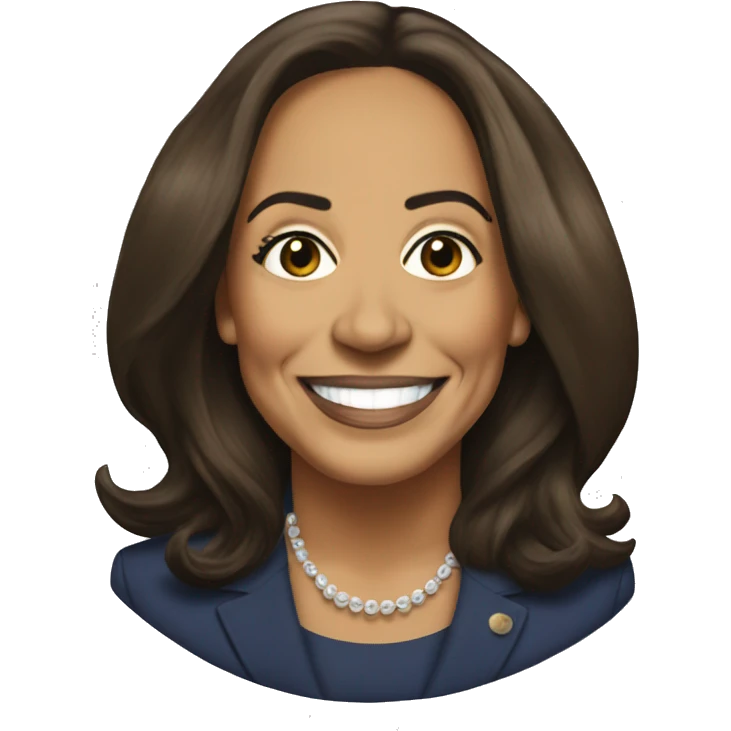 kamala harris silk press emoji
