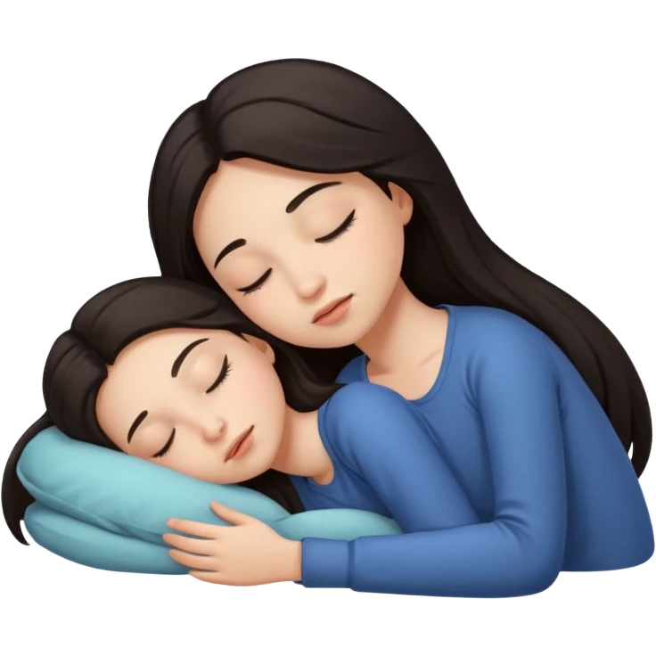 Chica durmiendo  emoji