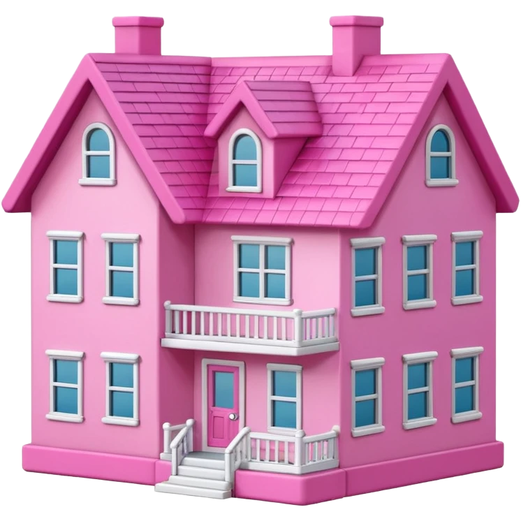 pink dollhouse emoji