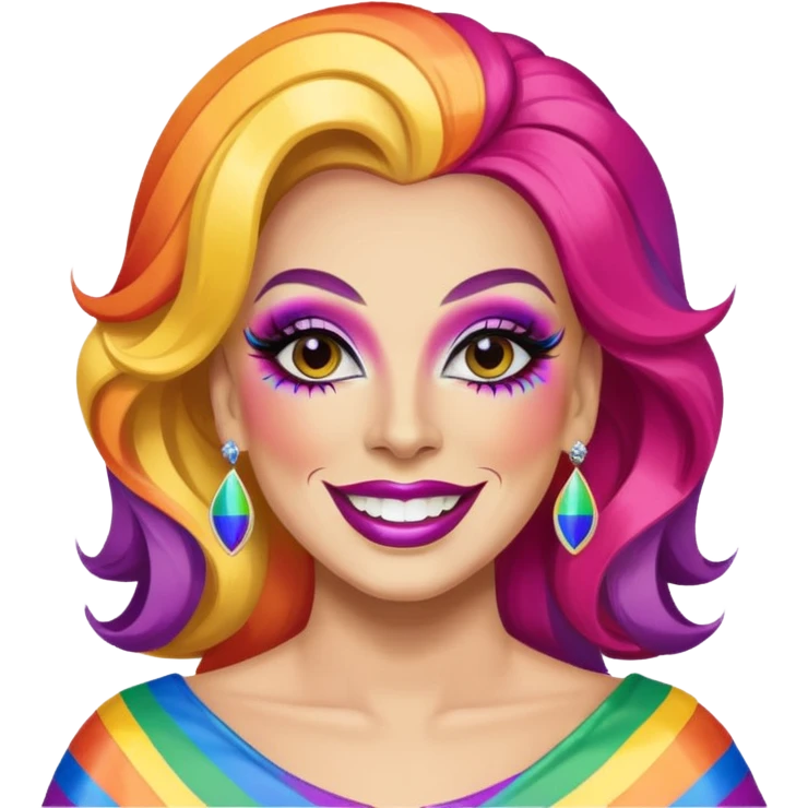 drag queen pride emoji