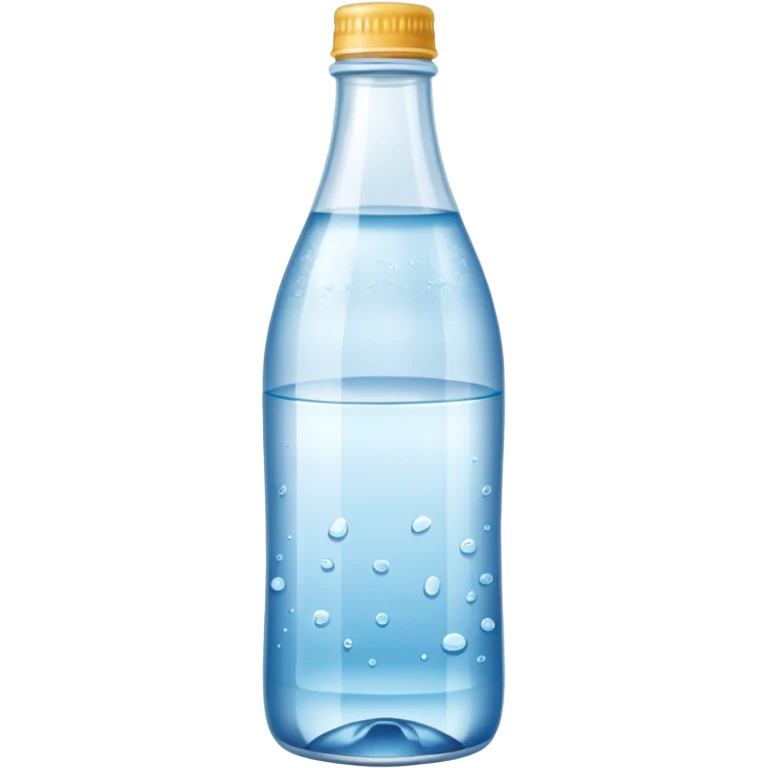  a bottle mineral water emoji