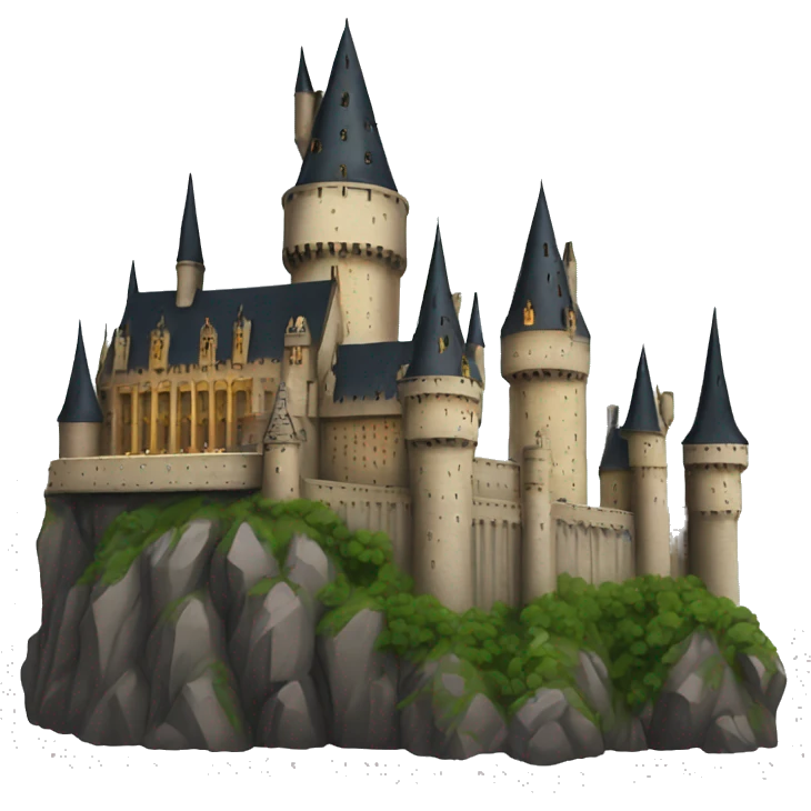Hogwarts castle emoji