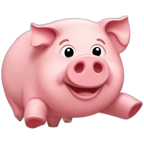 Pig slide emoji