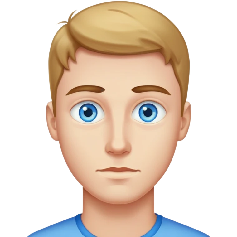 guy with blue eyes  emoji