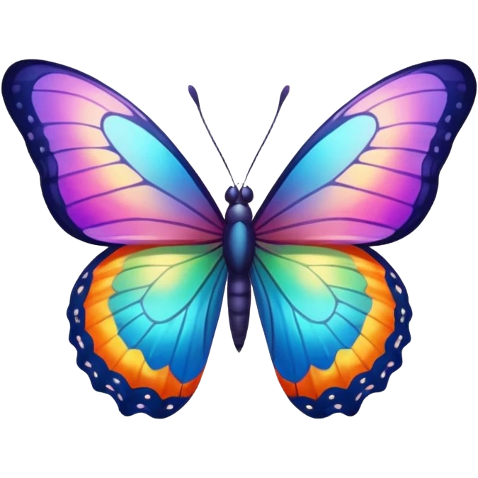 The butterfly feeling emoji