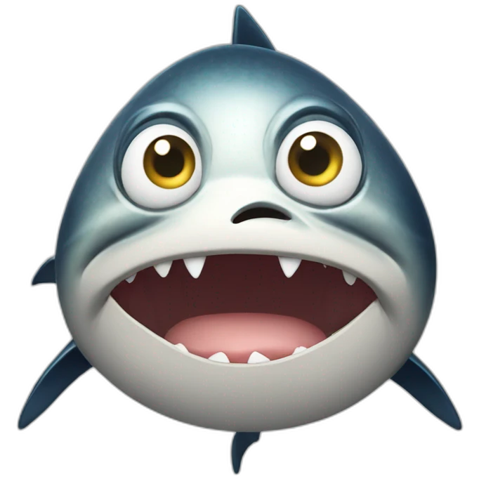 Tuna with a grinning face  emoji