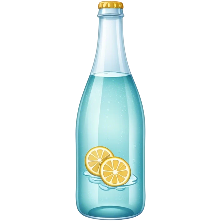 Bottle sparkling water emoji