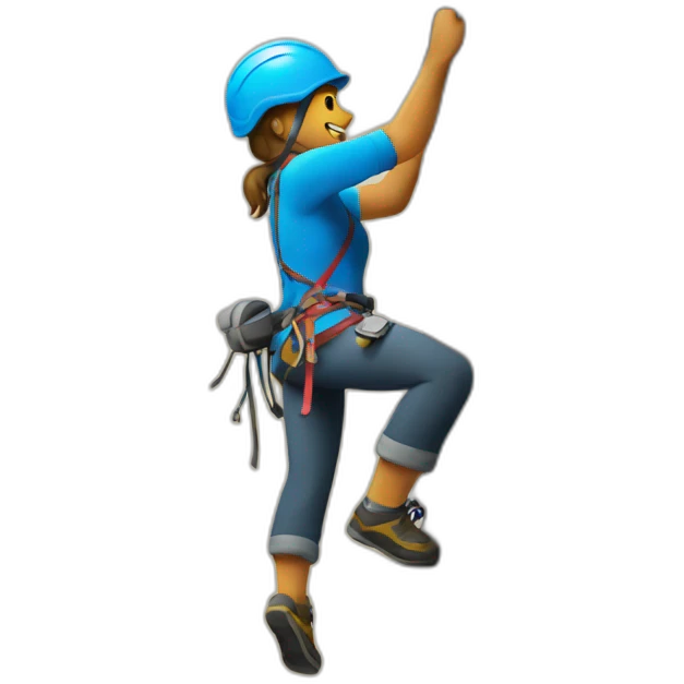 climbing emoji