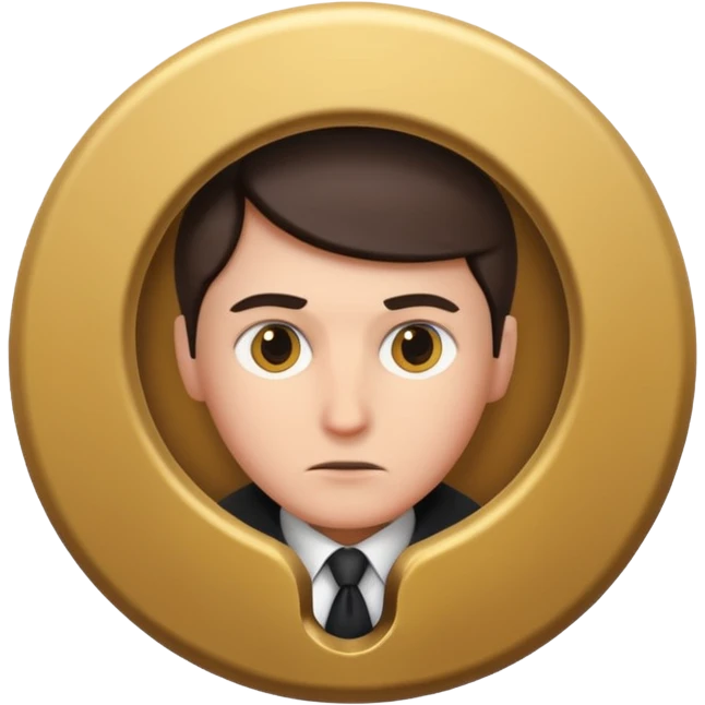 Spy Looking Through A Keyhole emoji