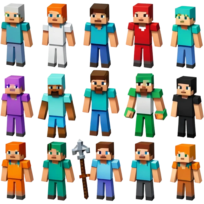 Minecraft mob emoji