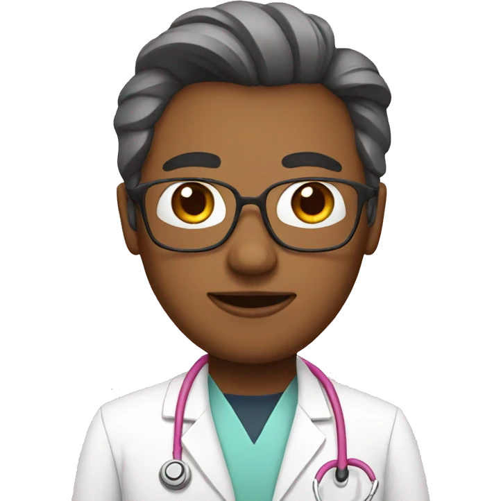 Pink doctor  emoji